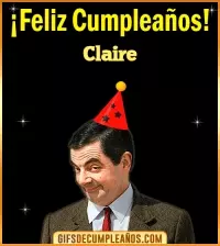 GIF Feliz Cumpleaños Meme Claire